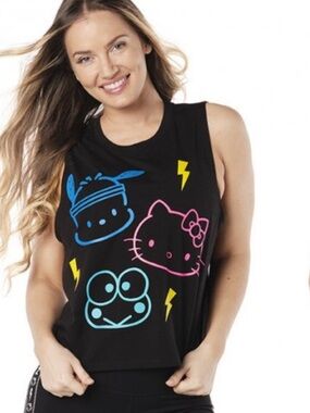 Zumba X Hello Kitty & Friends Tank - Bold Black Small